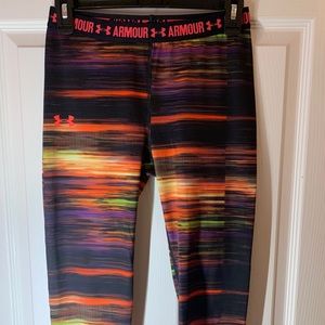 Multicolored Under Armor Leggings